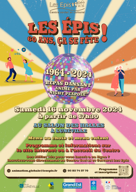 Affiche 2 fête 60 ans Novembre