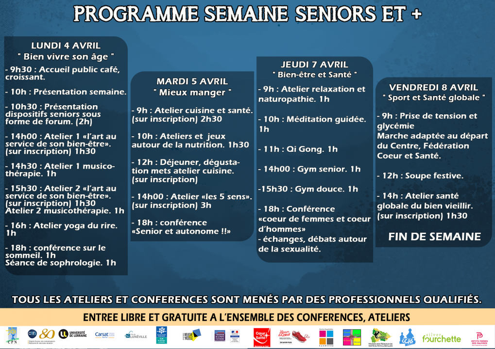 programme semaine seniors et + h3